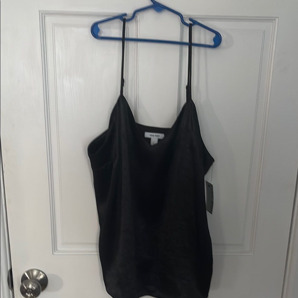 Nine West Black Sleeveless Camisole Top